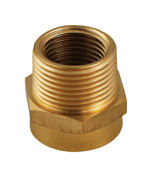 Plumb Pak Brass 3/4 in. D X 3/4 in. D Hose Adapter 1 pk