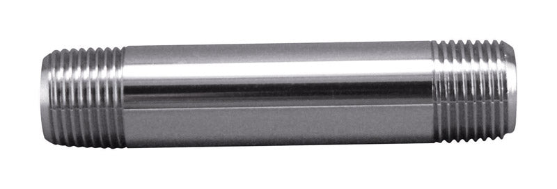 Plumb Pak 3/8 in. IPS in. X 3/8 in. D IPS Polished Chrome Brass Pipe Nipple 3 in. L