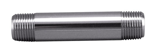 Plumb Pak 3/8 in. IPS in. X 3/8 in. D IPS Polished Chrome Brass Pipe Nipple 3 in. L