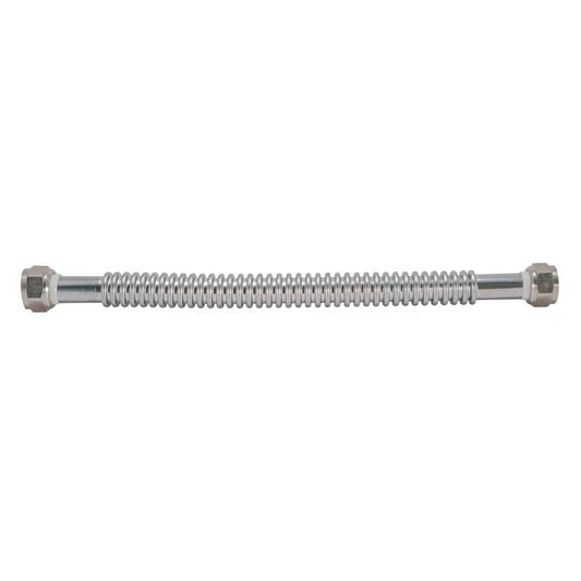 Eastman ProCoat 3/4 in. FIP X 3/4 in. D FIP 24 in. Stainless Steel Water Heater Supply Connector