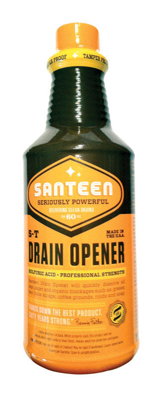 Santeen Industrial Strength S-T Liquid Drain Opener 1 qt