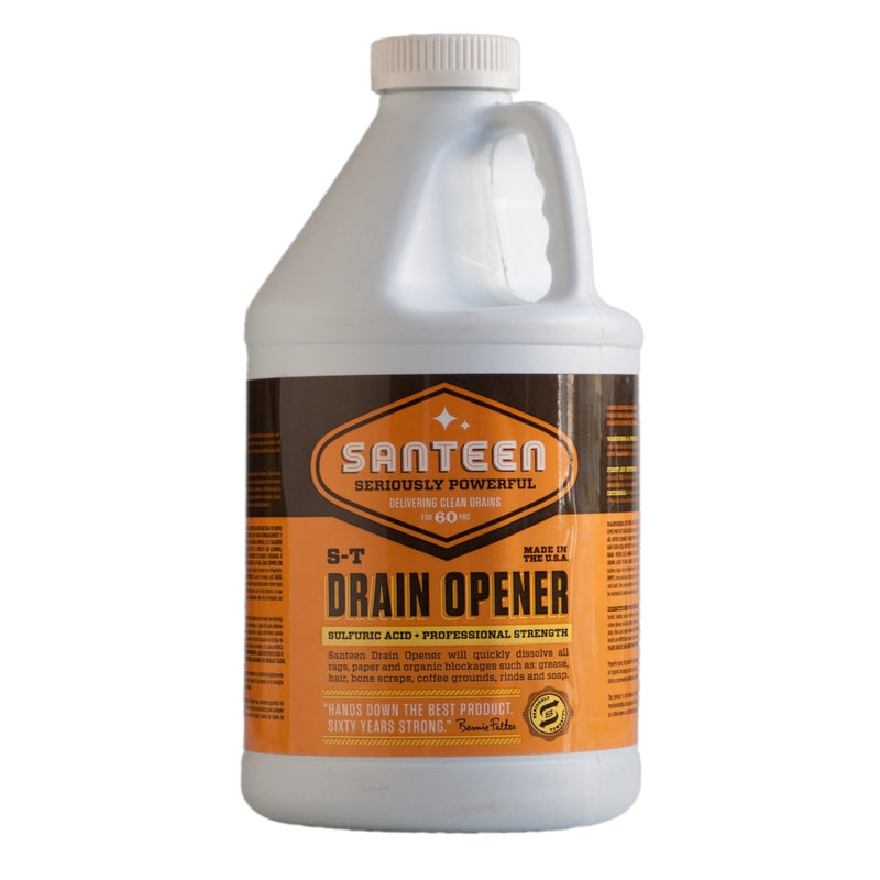 Santeen Industrial Strength S-T Liquid Drain Opener 64 oz