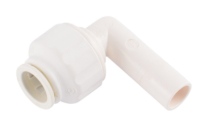 SharkBite 1/2 in. CTS X 1/2 in. D Push Plastic Elbow