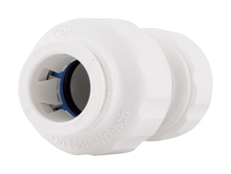 SharkBite Quick Connect Push to Connect 1/2 in. CTS X 3/8 in. D CTS Reducing Union Connector