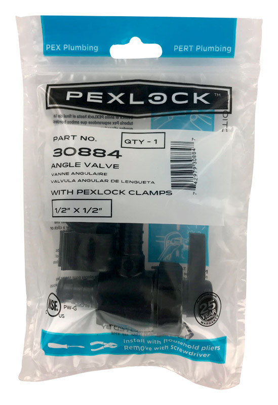 Flair-It PEXLock 1/2 in. PEX X 1/2 in. D PEX PPSU Angle Valve