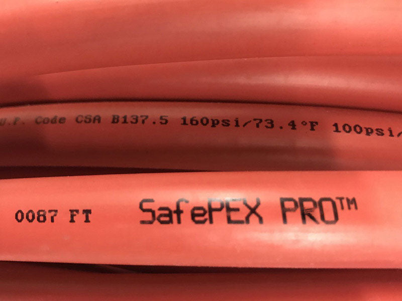 Safe PEX Pro 3/4 in. D X 5 ft. L PEX Tubing 100 psi