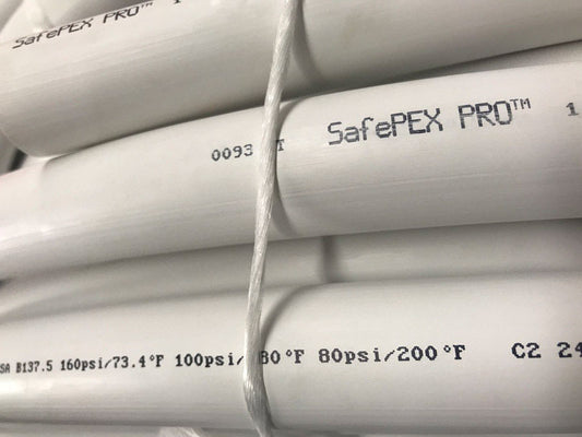 Safe PEX Pro 1 in. D X 5 ft. L PEX Tubing 100 psi