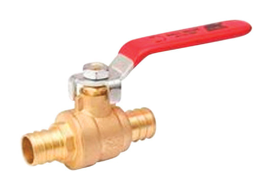 B&K ProLine 3/8 in. Brass PEX Ball Valve Full Port Lever For Water