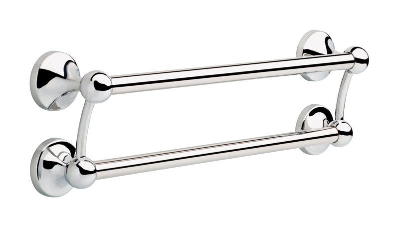 Delta 20.5 in. L Stainless Steel Towel Bar with Assist Bar