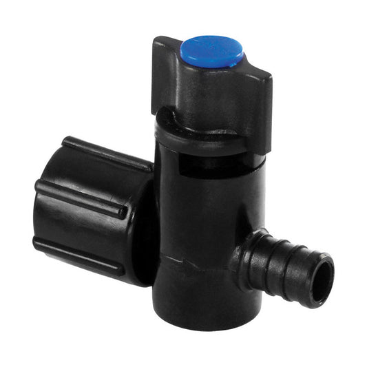 Flair-It Ecopoly 1/2 in. PEX Barb X 1/2 in. D FPT Plastic Swivel Valve