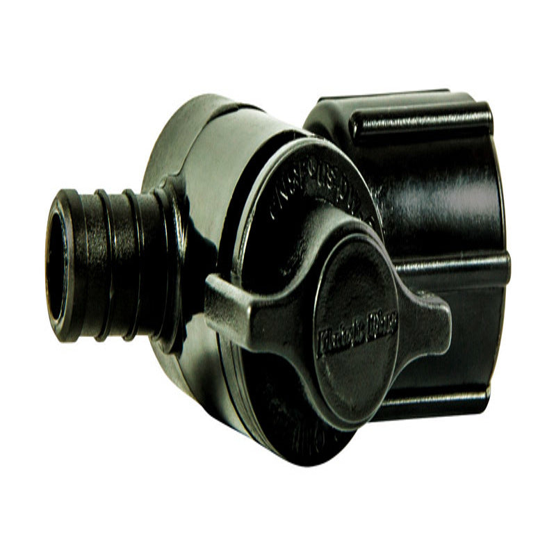 Flair-It Ecopoly 1/2 in. PEX Barb X 1/2 in. D FPT Plastic Swivel Valve
