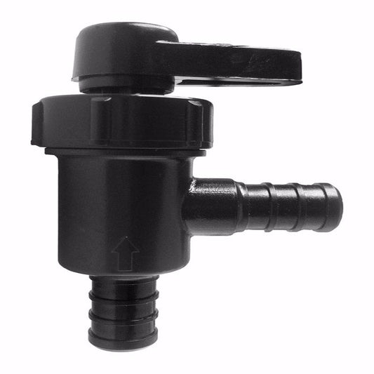 Flair-It Ecopoly 1/2 in. Crimp X 1/2 in. Crimp Plastic Angle Stop Valve