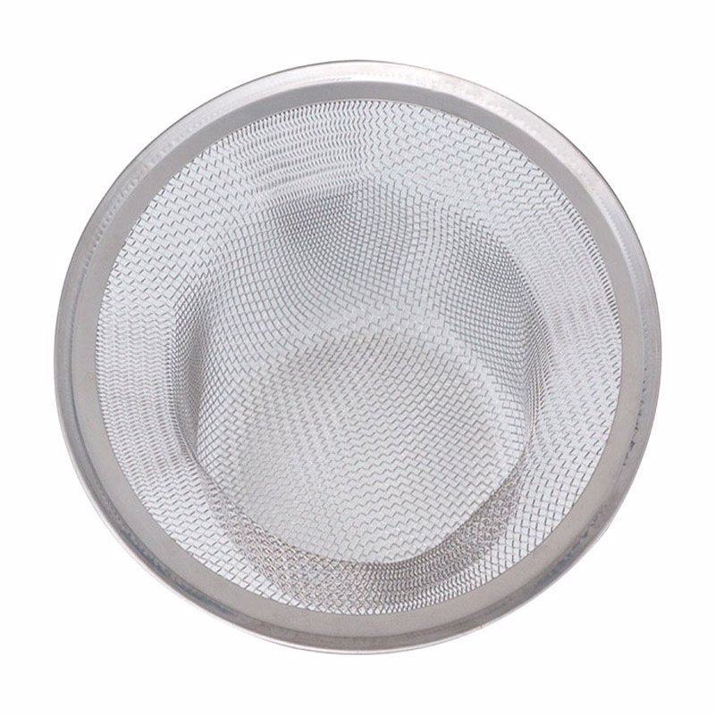 Whedon Drain protector 4-1/2 in. D Chrome Stainless Steel Mesh Strainer