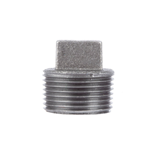 STZ Industries 4 in. MIP each Black Malleable Iron Plug