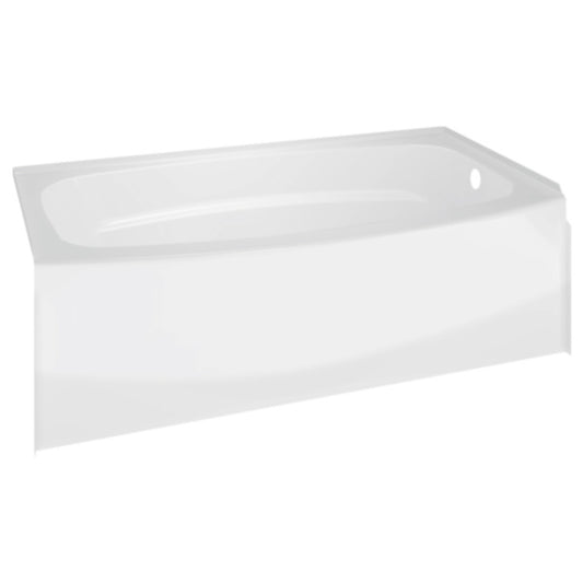 Delta Classic 400 18 in. H X 59-7/8 in. W X 30 in. L White Bathtub