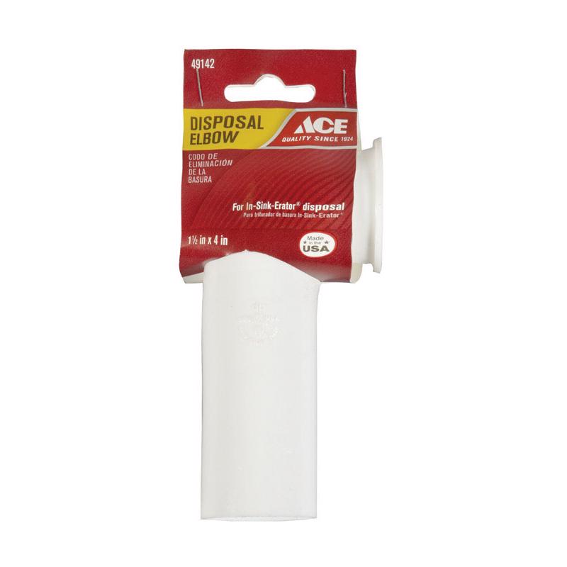 Ace Garbage Disposal Elbow Plastic 1-1/2 in.