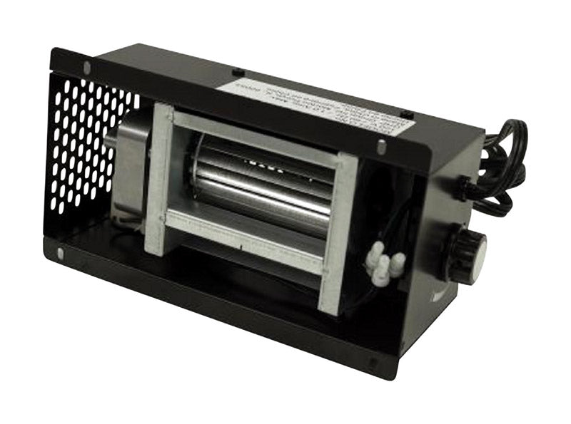 GHP Pleasant Hearth Black Metal Stove Blower