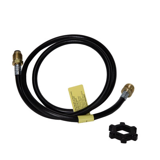 Mr. Heater 1 in. D X 5 ft. L Brass/Plastic Hose Assembly