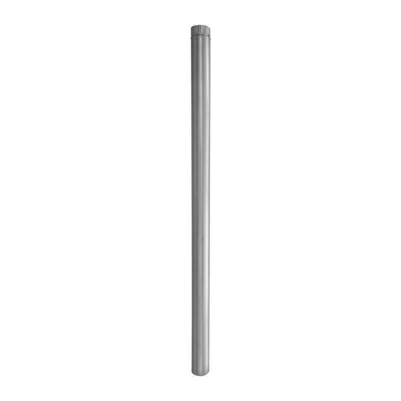 Imperial 3 in. D X 60 in. L Galvanized Steel Furnace Pipe