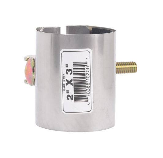 B&K 2 in. Galvanized 430 Stainless Steel Pipe Repair Clamp