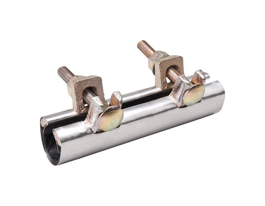 B&K 1 in. Galvanized 430 Stainless Steel Pipe Repair Clamp