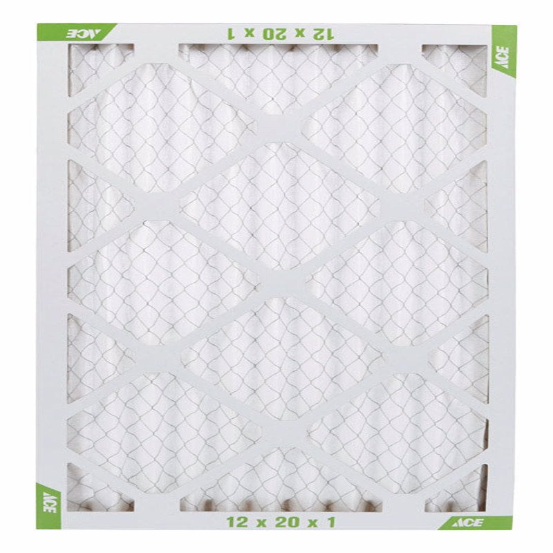 Ace 12 in. W X 20 in. H X 1 in. D Synthetic 8 MERV Pleated Air Filter 1 pk