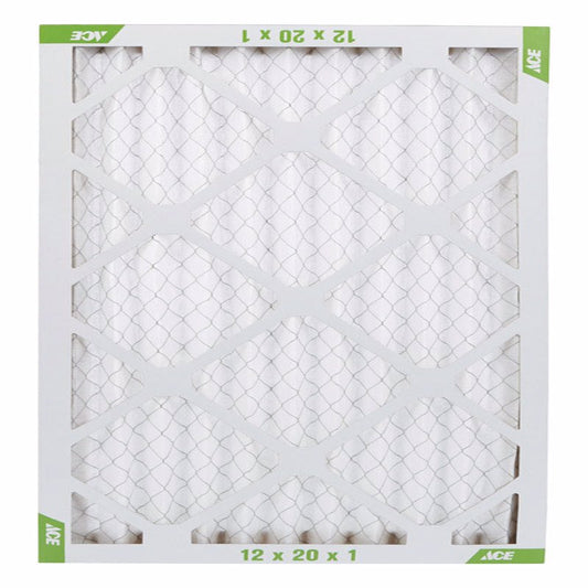 Ace 12 in. W X 20 in. H X 1 in. D Synthetic 8 MERV Pleated Air Filter 1 pk