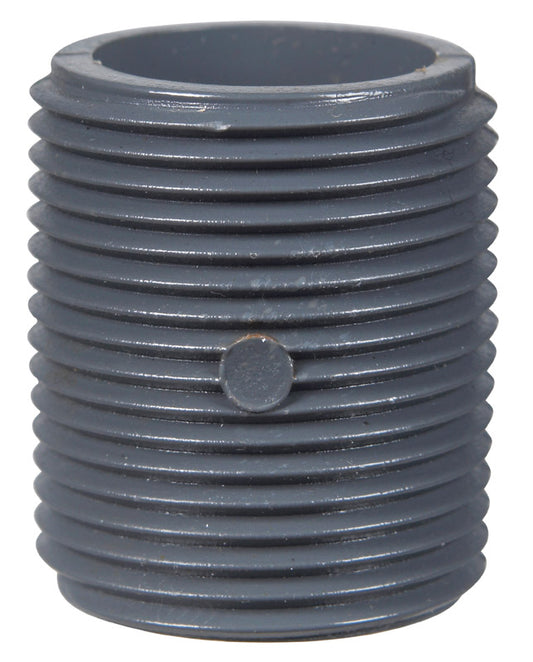 B&K Schedule 80 1 in. MIP X 1 in. D MIP PVC Close Nipple 1 pk