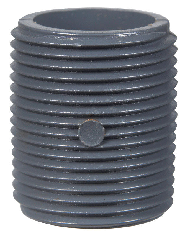 B&K Schedule 80 1-1/2 in. MIP X 1-1/2 in. D MIP PVC Close Nipple 1 pk