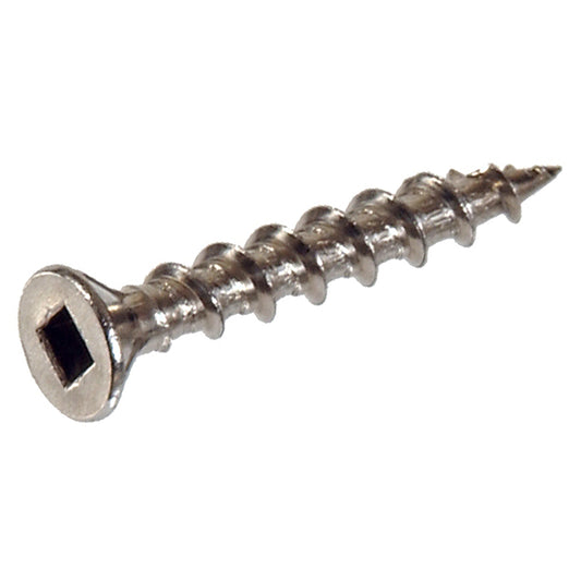 HILLMAN Deck Plus No. 8 Ga. X 1-1/4 in. L Stainless Steel Star Flat Head Deck Screws 25 pk