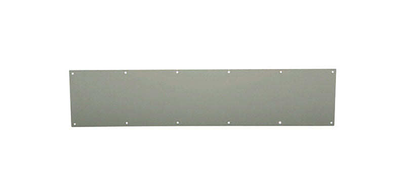 Ives 34 in. L Satin Gray Stainless Steel Push Plate 1 pc