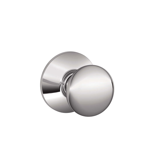 Schlage Plymouth Classic Bright Chrome Passage Door Knob Right or Left Handed