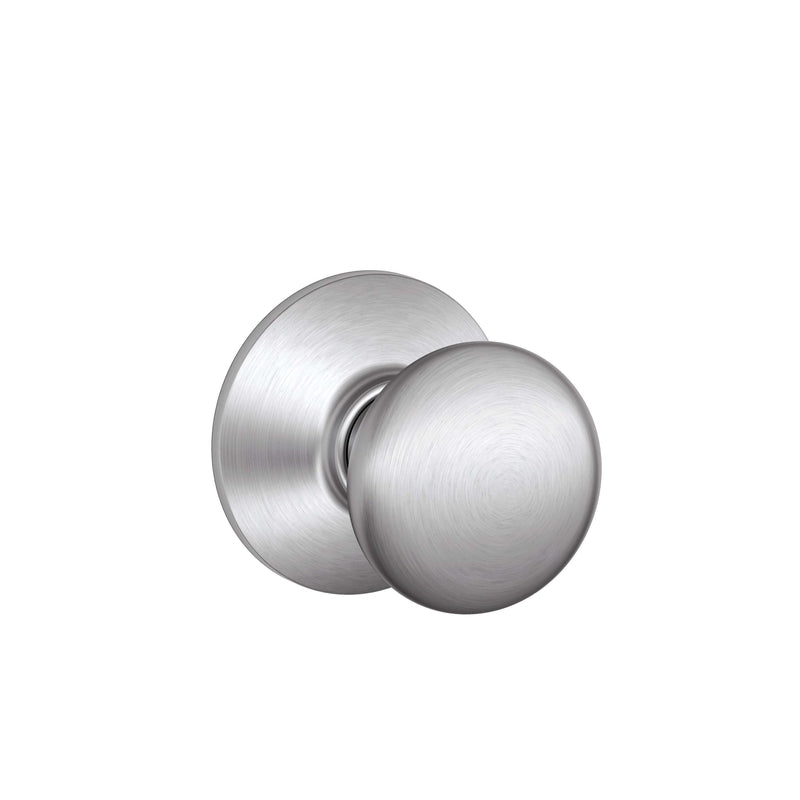 Schlage Plymouth Classic Satin Chrome Passage Door Knob Right or Left Handed