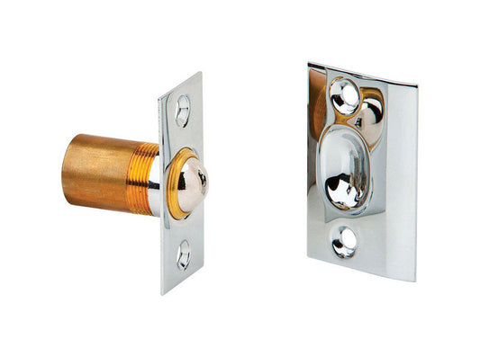 Ives Polished Chrome Brass Ball Catch