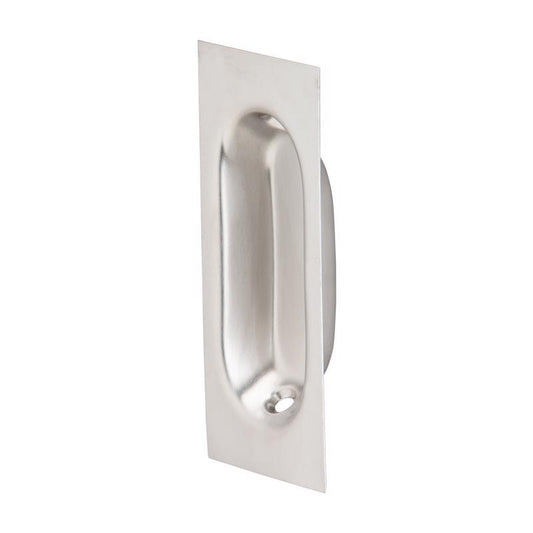 Ives 1-5/16 in. L Bright Chrome Brass Flush Mortise Finger Pull