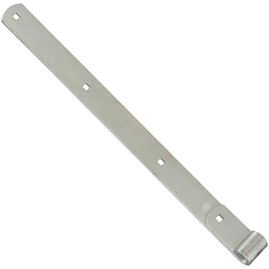 National Hardware 2 in. W X 24 in. L Zinc Plated Silver Steel Hinge Strap 1 pk