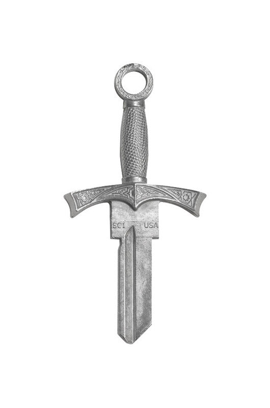 Lucky Line Forged Key Shapes Sword House Key Blank 68 SC1 Single For Schlage Locks