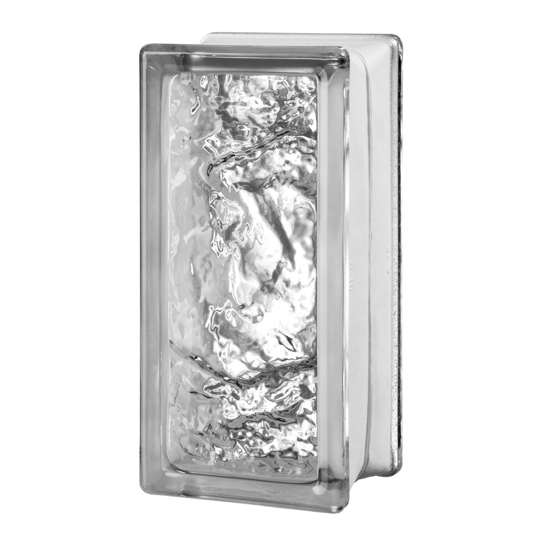 Seves 8 in. H X 4 in. W X 3 in. D Ice Glass Block