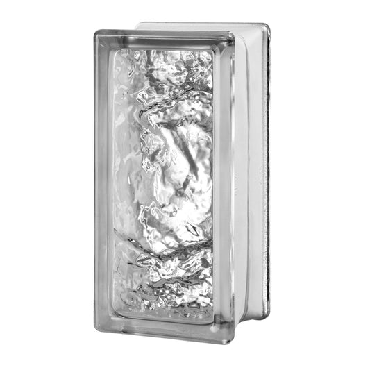 Seves 8 in. H X 4 in. W X 3 in. D Ice Glass Block