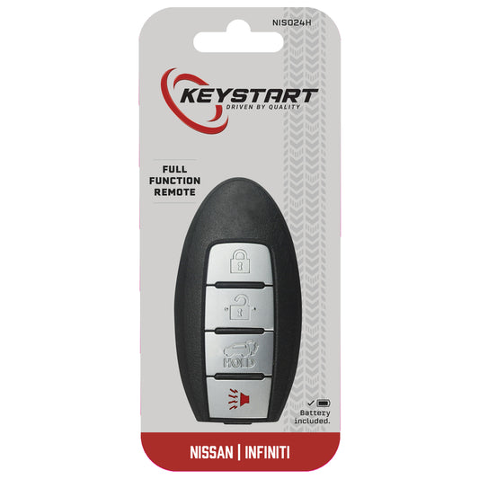 KeyStart NIS024 Advanced Security Automotive Smart Key Traditional Blade Double For Nissan Infiniti