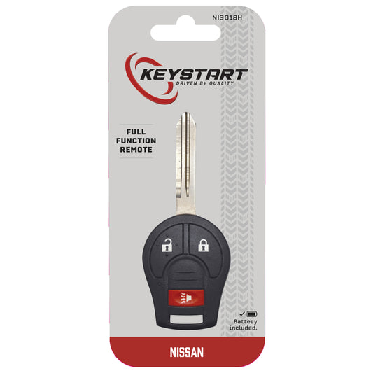 KeyStart NIS018 Advanced Security Automotive Remote HD Key Traditional Blade Double For Nissan Infin