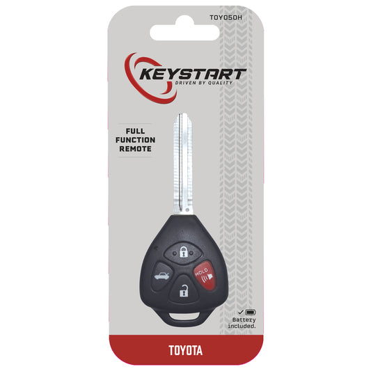 KeyStart TOY050 Advanced Security Automotive Remote HD Key Traditional Blade Double For Toyota