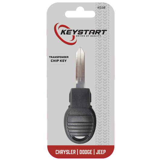 KeyStart K038 Advanced Security Automotive Transponder Modular Head Traditional Blade Double For Chr