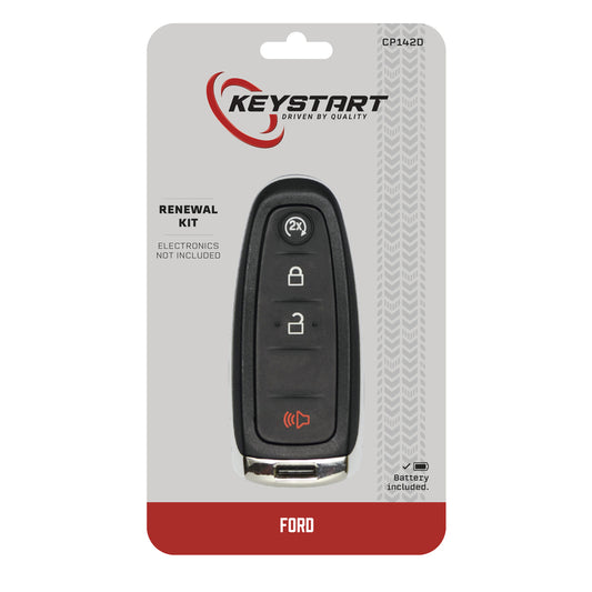 KeyStart CP142 Renewal KitAdvanced Remote Automotive Replacement Key Traditional Blade Double For Fo