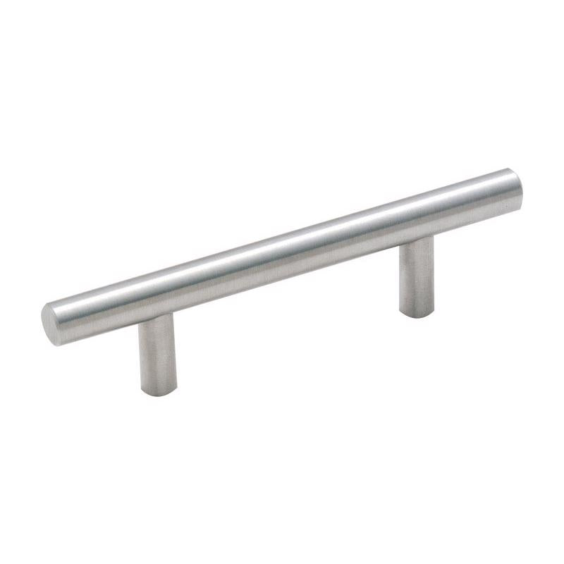 Amerock Bar Pull 3 in. Sterling Nickel Silver 1 pk