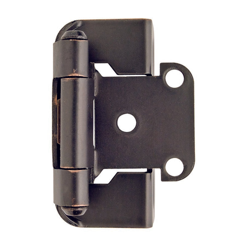 Amerock 2-1/4 in. L Oil Rubbed Bronze Cabinet Hinge 2 pk