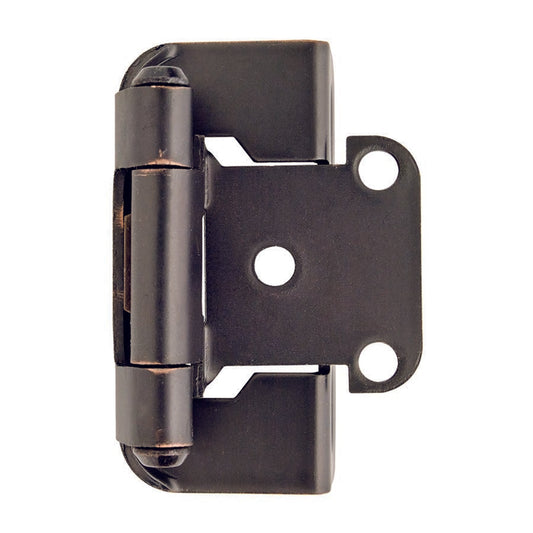 Amerock 2-1/4 in. L Oil Rubbed Bronze Cabinet Hinge 2 pk