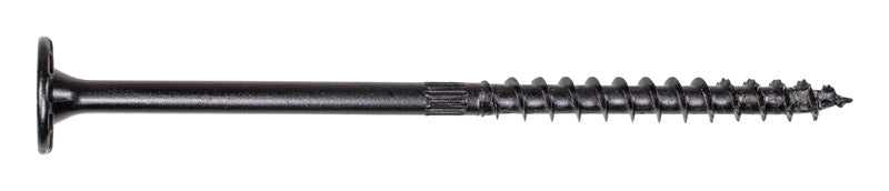 Simpson Strong-Tie No. 10 X 5-1/2 in. L Lobe Black Bold Wood Screws 12 pk