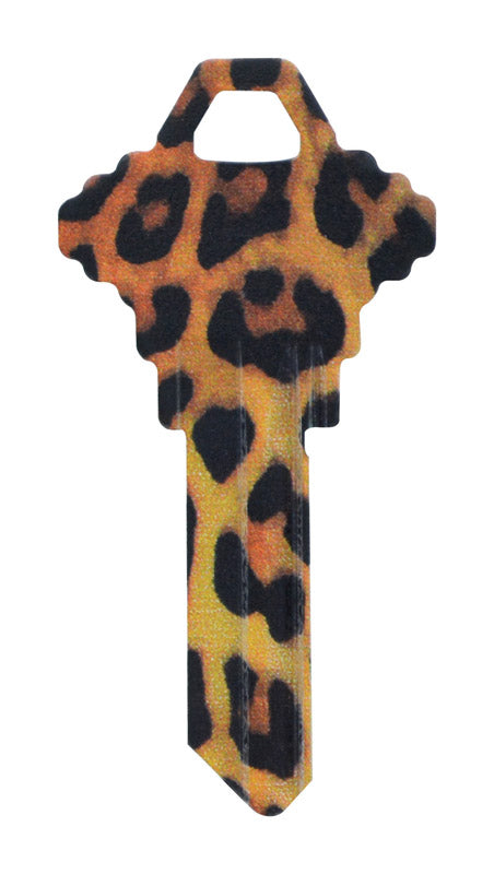 HILLMAN Wackey Leopard House/Office Universal Key Blank SC1 Single