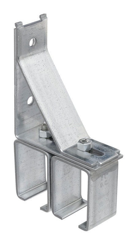 National Hardware 1-3/4 in. L Galvanized Silver Steel Double Box Rail Bracket 1 pk
